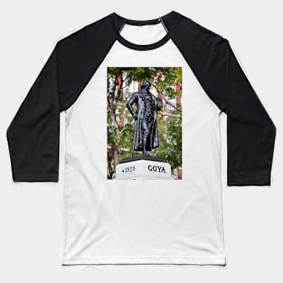 Spain. Madrid. Monument to Goya. Baseball T-Shirt